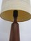 Solid Teak Scandinavian Table Lamp, Image 3