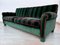 Italian Mid-Century Green Velvet 3-Seater Sofa, 1960s 13