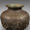 Antike indische Diwali Vase aus Bronze mit Ganesh und Lakshmi 6
