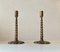 19th Century Twisted Gothic Candlesticks in Bronze, Set of 2 4