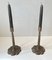 19th Century Twisted Gothic Candlesticks in Bronze, Set of 2 10