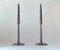 19th Century Twisted Gothic Candlesticks in Bronze, Set of 2 2