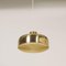 Danish Gold Hanging Lamp with Diffuser, 1970s 4