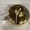 Danish Gold Hanging Lamp with Diffuser, 1970s, Image 10