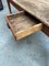 Vintage Farm Table with Spindle Legs 10