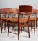 Teak and Oak Chairs by Arne Wahl Iversen, Denmark, Set of 6 9
