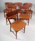 Teak and Oak Chairs by Arne Wahl Iversen, Denmark, Set of 6 2