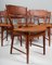 Teak and Oak Chairs by Arne Wahl Iversen, Denmark, Set of 6, Image 4