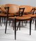 Rosewood Aniline Leather Model 42 Dining Chair by Kai Kristiansen for Skovman Andersen, 1960s 4