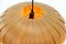 Mid-Century Wooden Veneer Pendant from Uluv, 1960s, Image 5