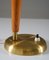Mid-Century Swedish Brass Table Lamp by Böhlmarks 5