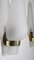 Mid-Century Swedish Wall Lamps in Brass and Glass, Set of 2 7