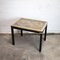 Vintage Brass and Glass Map Side Table, 1970s, Image 1