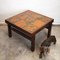 Danish Red Decorative Tile Topped Rosewood Table by Trioh, 1970s, Image 10