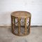 Mid-Century Bamboo Drum Side Table with Cane Top, 1960s, Image 6