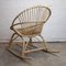 Vintage Bamboo Rocking Chair, 1970s, Image 6