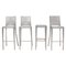 Gebürstete Aluminium Barhocker von Philippe Starck für Emeco, 4er Set 1