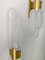 Murano Glass and Brass Wall Light Torpedo by Carlo Nason for Mazzega, 1960s 4