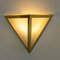 Triangle Glass Wall Light from Limburg, 1970s 15