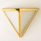 Triangle Glass Wall Light from Limburg, 1970s 3