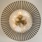 Large Brass and Crystal Flush Mount by Ernst Palme, Germany, 1970s, Image 12