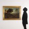 Französischer Schulkünstler, Landschaft mit Figuren und Bauwerken, Spätes 18. Jh., Öl auf Leinwand, Gerahmt 2