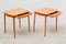 Tables de Chevet Mid-Century en Noyer, Danemark, 1960s, Set de 2 3