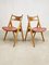 Mid-Century Danish Sawbuck Dining Chairs by Hans Wegner, Set of 4, Image 6
