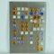 Wall Relief with Color Glass on Stainless Steel in style of Angelo Brotto 3