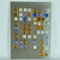 Wall Relief with Color Glass on Stainless Steel in style of Angelo Brotto, Image 3