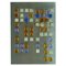 Wall Relief with Color Glass on Stainless Steel in style of Angelo Brotto 1