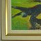 R. Dagstrom, Swedish Painting of Dancing Women in Green Field, Oil on Canvas, Framed 7