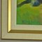 R. Dagstrom, Swedish Painting of Dancing Women in Green Field, Oil on Canvas, Framed 16