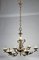 Colored Chandelier in Painted Porcelain 5