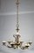 Colored Chandelier in Painted Porcelain 1