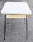 Kitchen Table with White Formica Top and Leveler, Italy, 1970s, Image 3