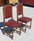 Chairs with Seat and Back in Red Leather, Italy, 1980, Set of 2 4