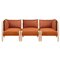 Natural and Orange Stand by Me Sofa with Pillows by Storängen Design 1