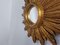 Mid-Century Golden Sunburst Mirror, 1960s, Image 7