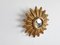 Mid-Century Golden Sunburst Mirror, 1960s 4