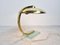Lámpara de escritorio Bauhaus Art Déco de latón, años 30, Imagen 8