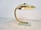 Lámpara de escritorio Bauhaus Art Déco de latón, años 30, Imagen 10