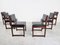 Brutalist Dining Chairs by Emiel Veranneman for Decoene, 1970s, Set of 6 7