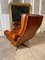Mid-Century Danish Leather Lounge Swivel Arm Chair, 1960 7