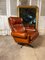 Mid-Century Danish Leather Lounge Swivel Arm Chair, 1960 5