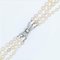 French Triple Strand Cultured Pearl Necklace, 1960s, Image 3