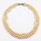 Collar francés de perlas cultivadas de tres hilos, años 60, Imagen 6