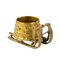Water Carrier Sleigh Ashtray or Inkwell in Brass 1