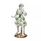 Figura francesa de porcelana que representa a una dama en verde, siglo XIX, Imagen 1