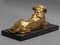 Figurine de Chien Mastiff en Bronze sur un Support en Pierre, Angleterre, 19ème Siècle 6